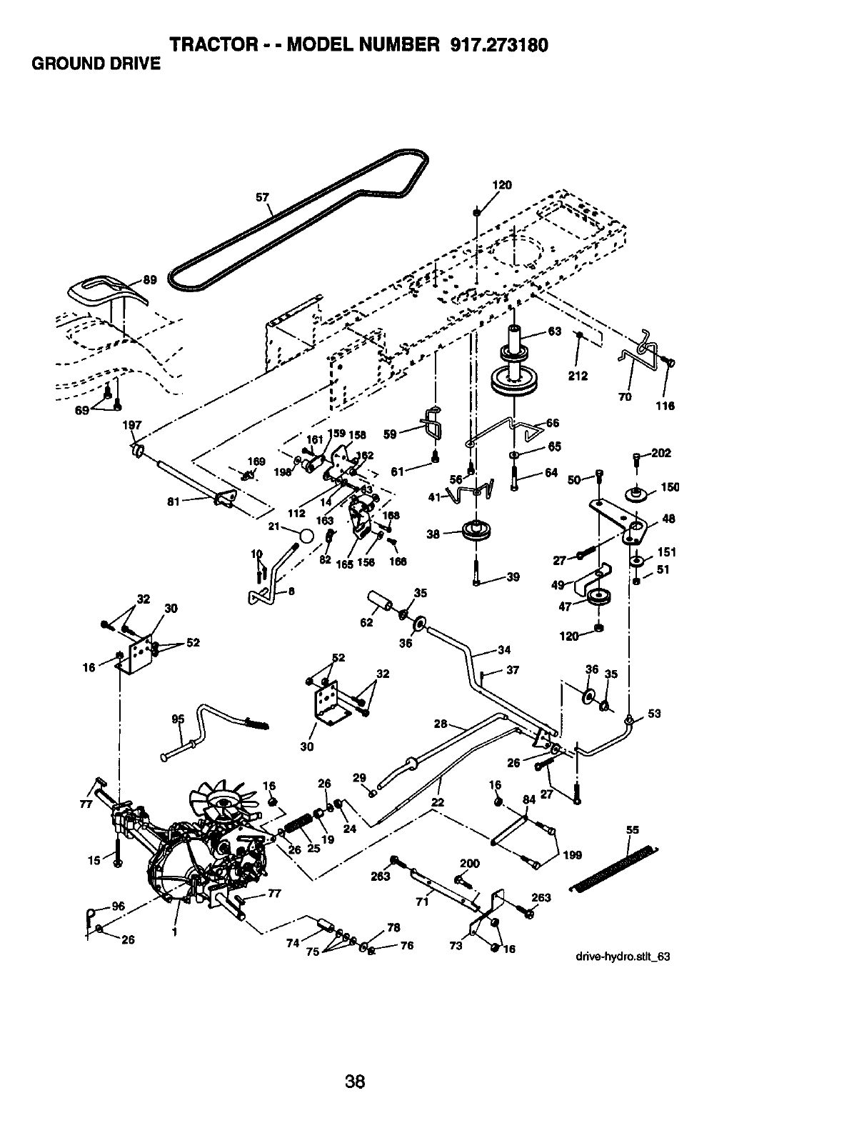 Page 38 of Craftsman Lawn Mower 917.273180 User Guide | ManualsOnline.com