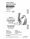 kenmore progressive 300 vacuum owners manual