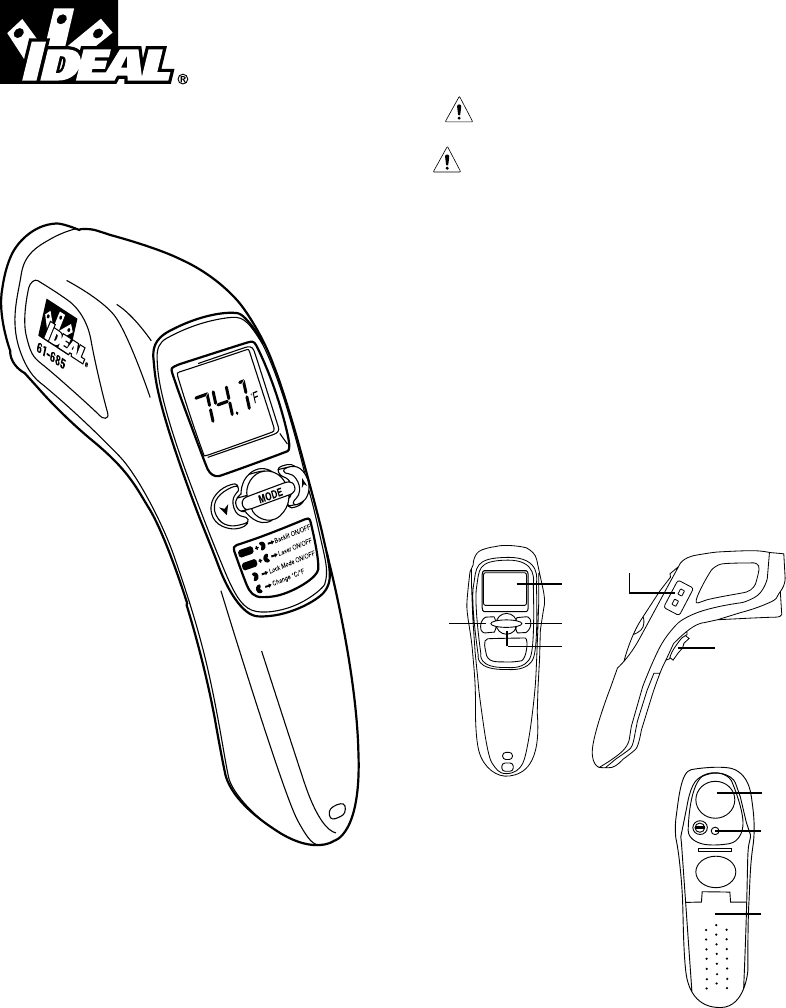 Ideal 61-685 Thermometer Infrared