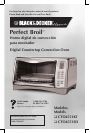 Black & Decker Convection Oven CTO100 Series User Guide : Free Download,  Borrow, and Streaming : Internet Archive