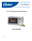 Oster 0.7 Cu. Ft. Stainless Steel Microwave Oven, Atg Archive
