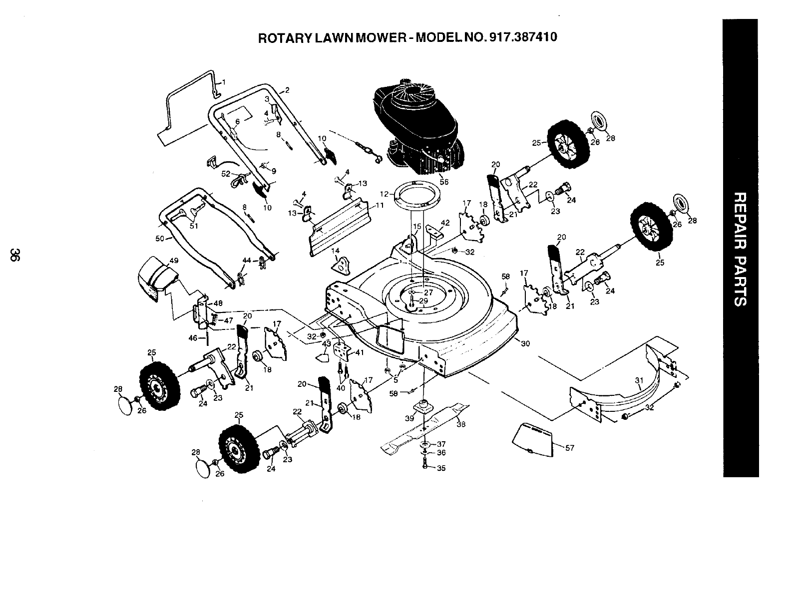 Page 19 of Craftsman Lawn Mower 917.38741 User Guide | ManualsOnline.com