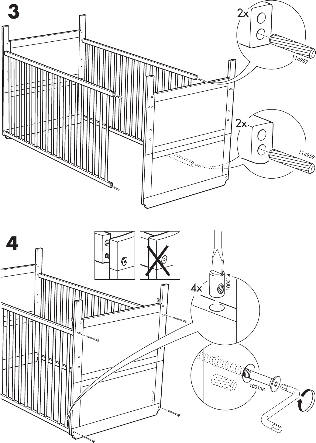 Page 5 Of Ikea Crib Aa 233525 2 User Guide Manualsonline Com