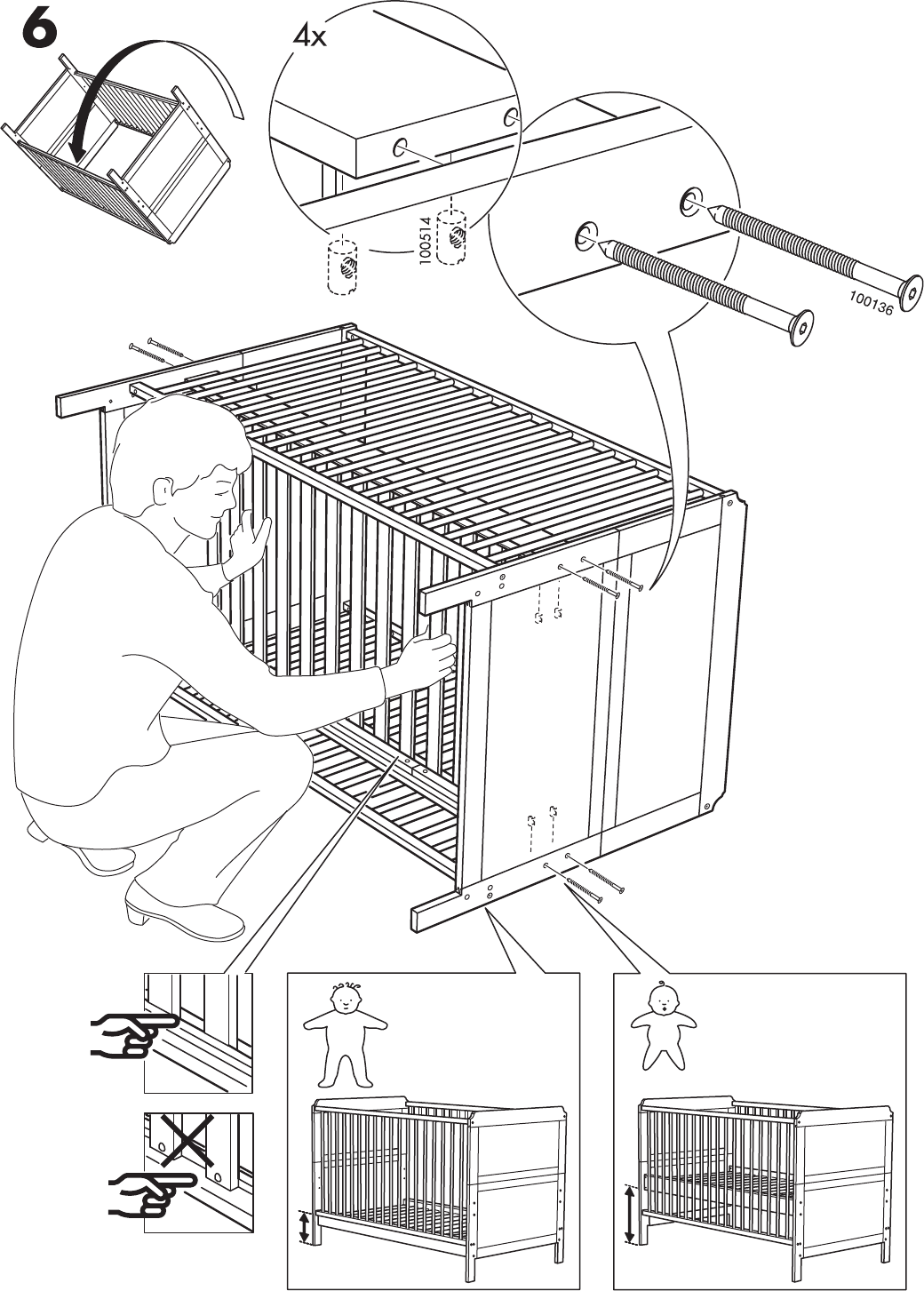 Page 7 Of Ikea Crib Aa 233525 2 User Guide Manualsonline Com