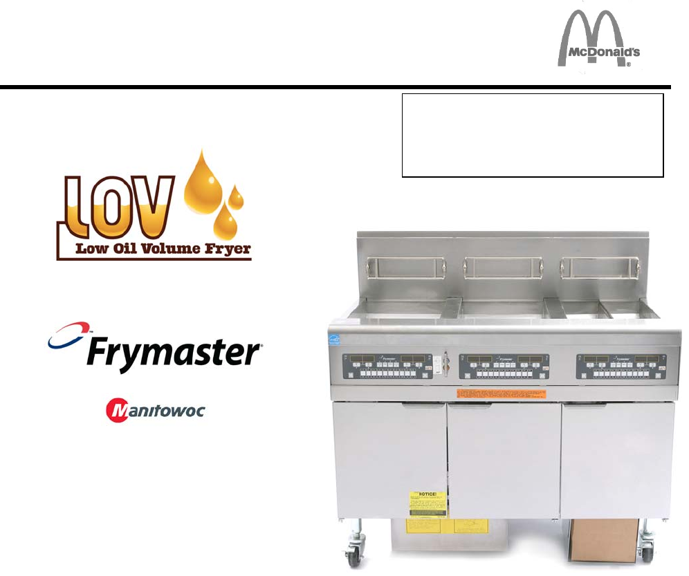 Frymaster Fryer BIGLA30 User Guide | ManualsOnline.com