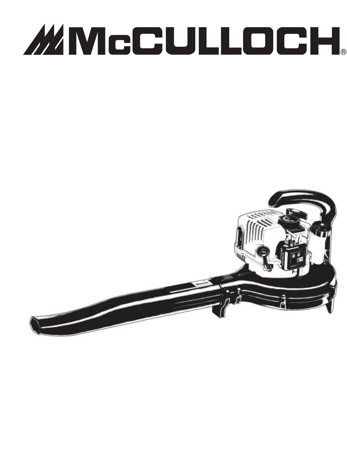 Mcculloch mb290 leaf blower manual