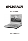 SYLVANIA SDVD1087 Lecteur DVD de disque Blu-ray portable Manuel  d'utilisation