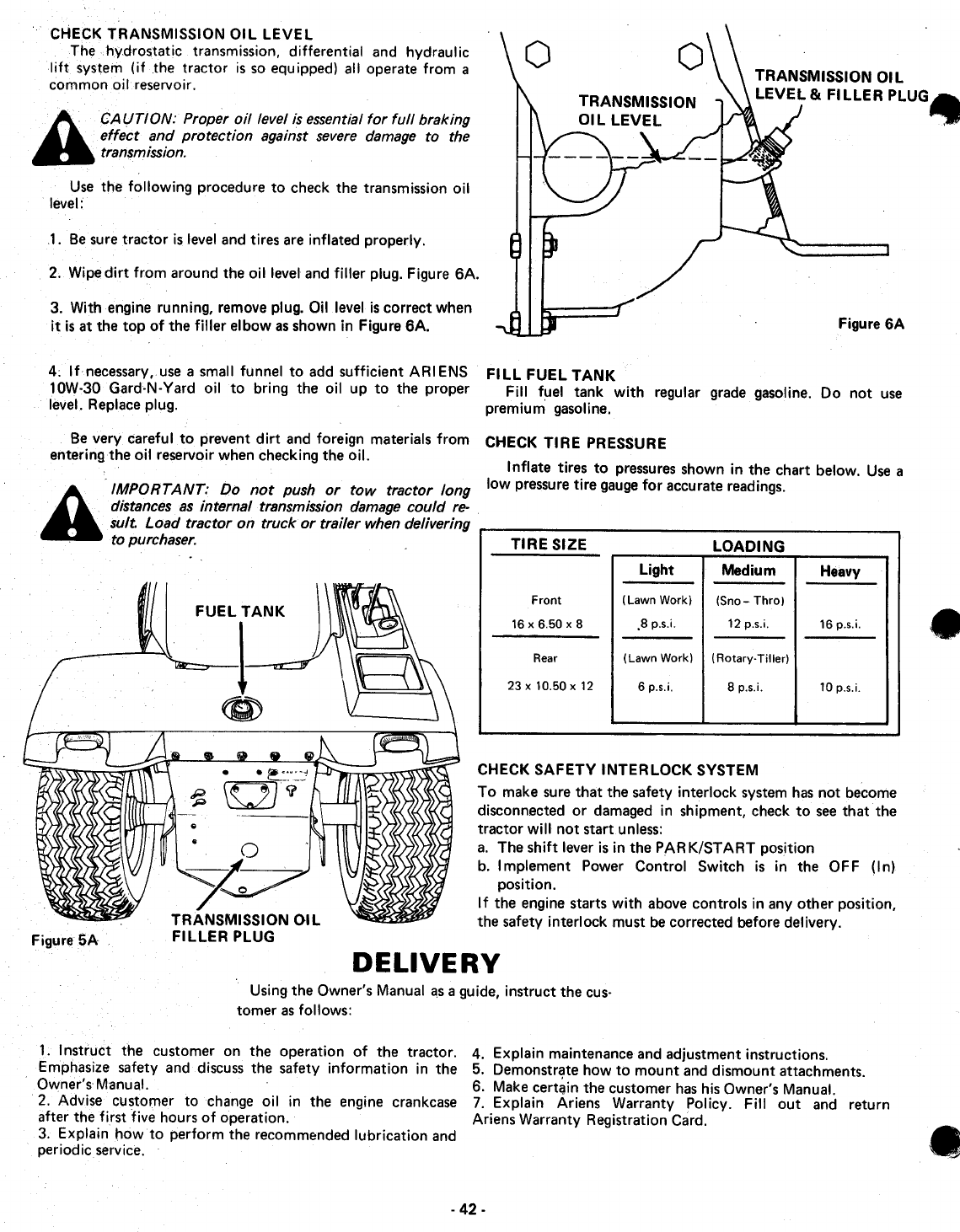 Page 42 of Ariens Lawn Mower 931018 S-16 User Guide | ManualsOnline.com